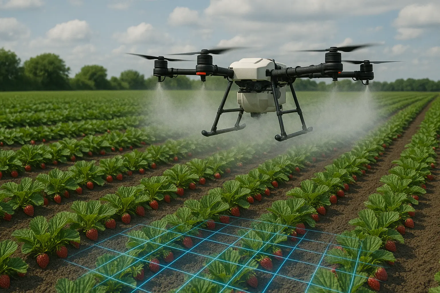 Precision Drone Spraying